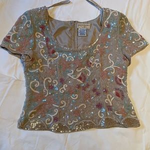 Sequin evening woman’s top